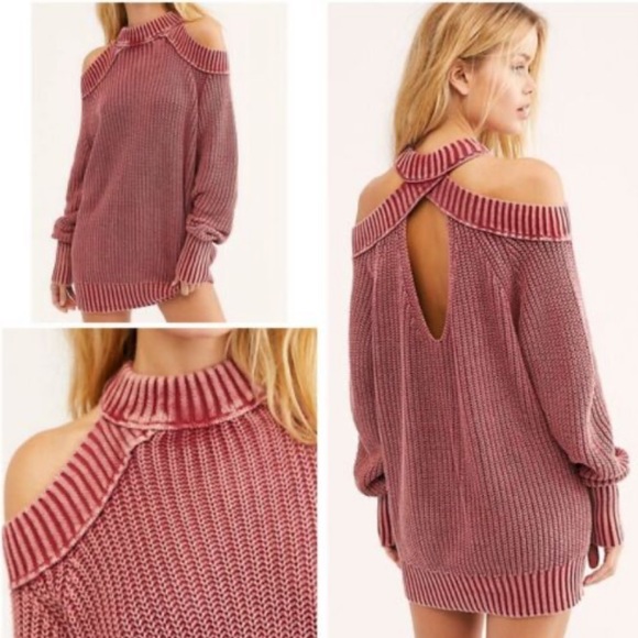 Free People cream Half Moon Bay knit pullover size xs - Picture 10 of 11